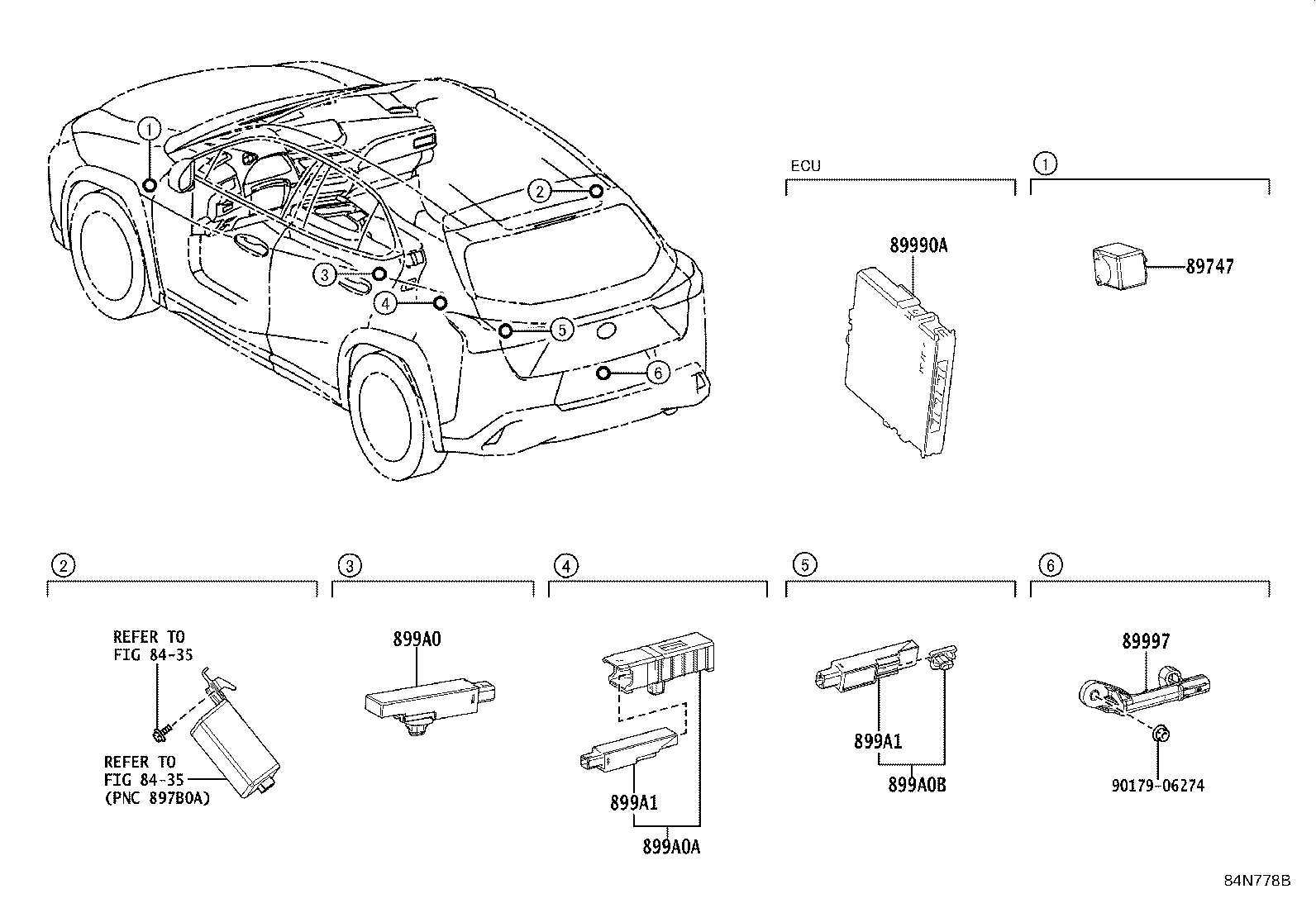 Toyota 899H0-76530 COMPUTER ASSY, SMART KEY