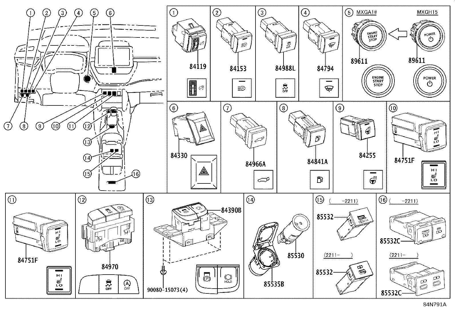 Thumbnail 8 for 82662-0A080