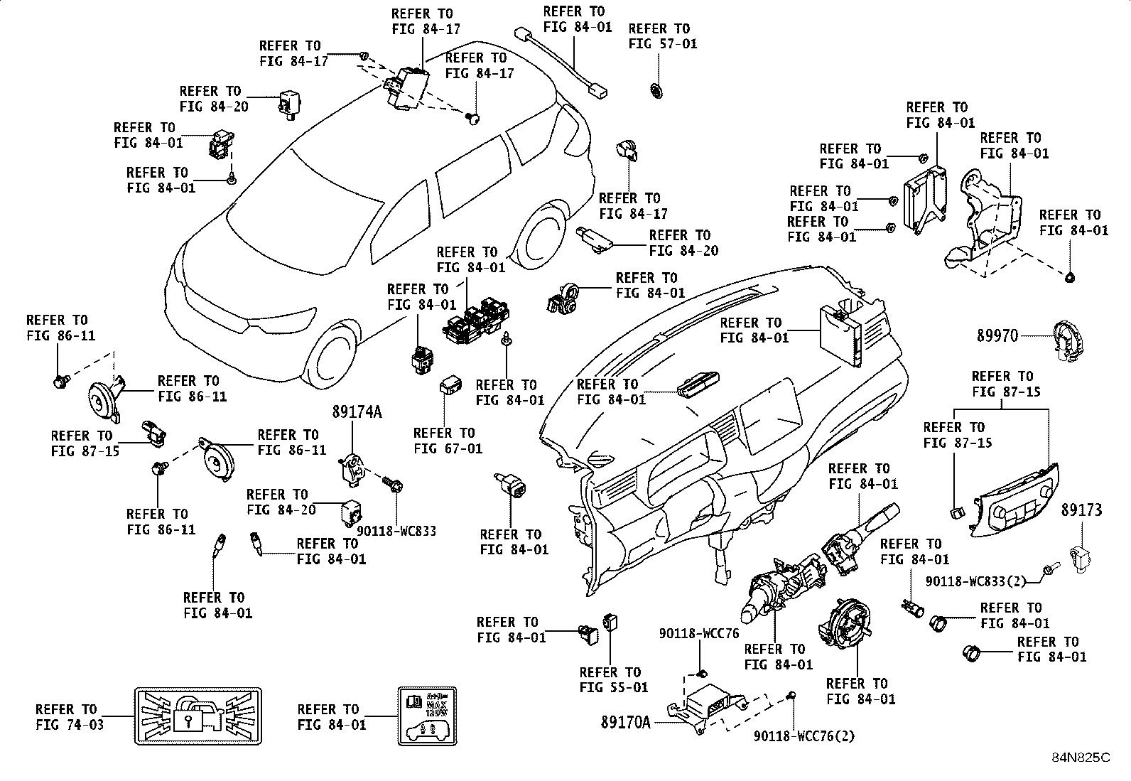 89170-WC006 COMPUTER ASSY, AIR BAG product image