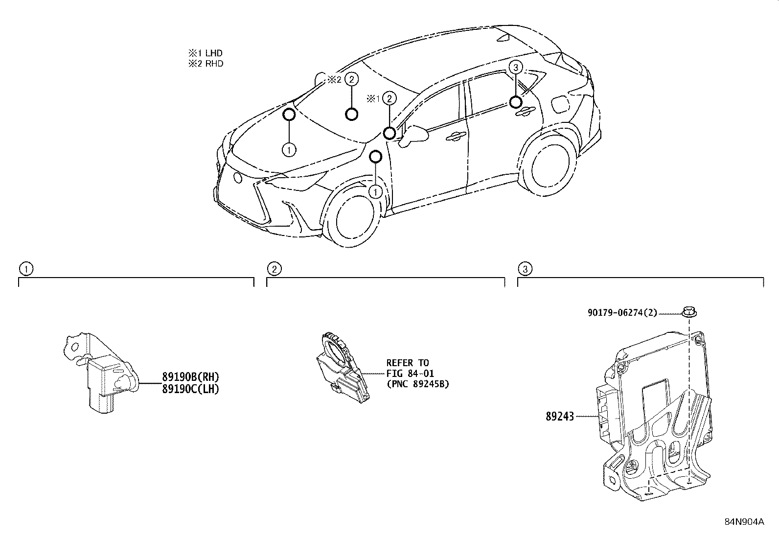 89243-78120 COMPUTER, ABSORBER CONTROL product image