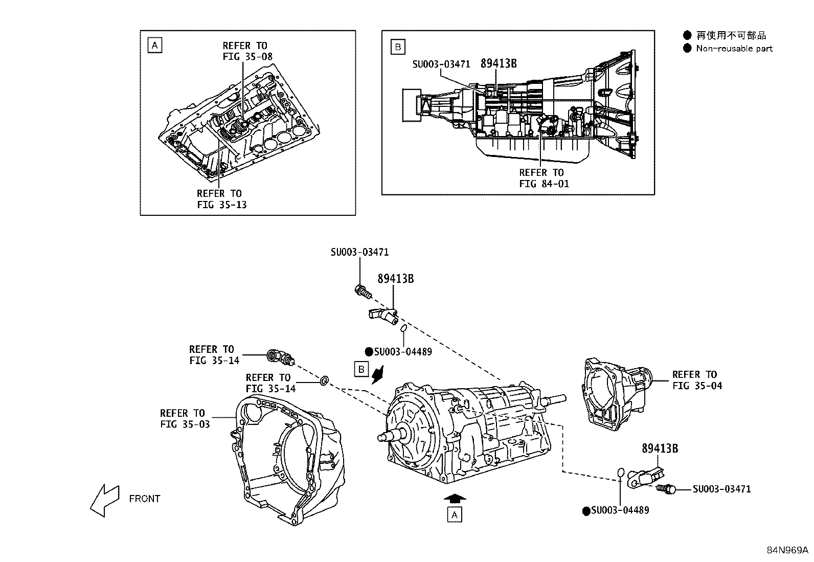 Toyota SU003-10716 SENSOR, TRANSMISSION REVOLUTION