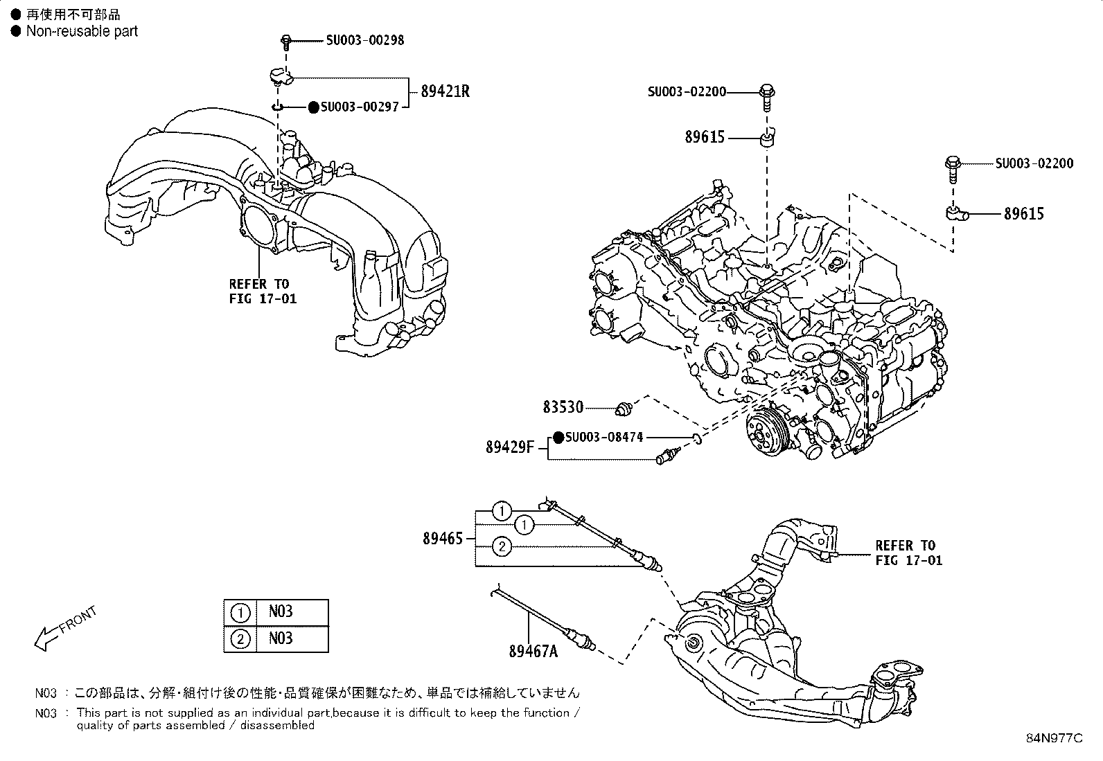 Toyota SU003-09638 LAMP ASSY, TELLTALE