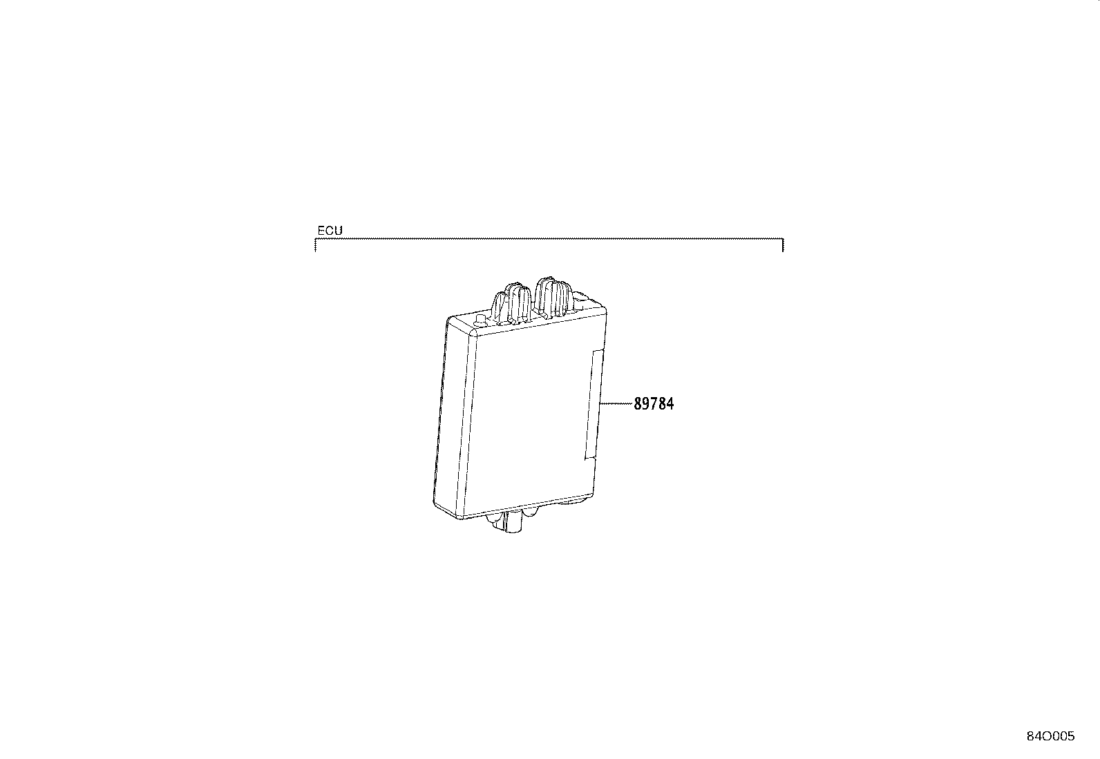 89784-0E110 COMPUTER, IMMOBILIZER CODE product image