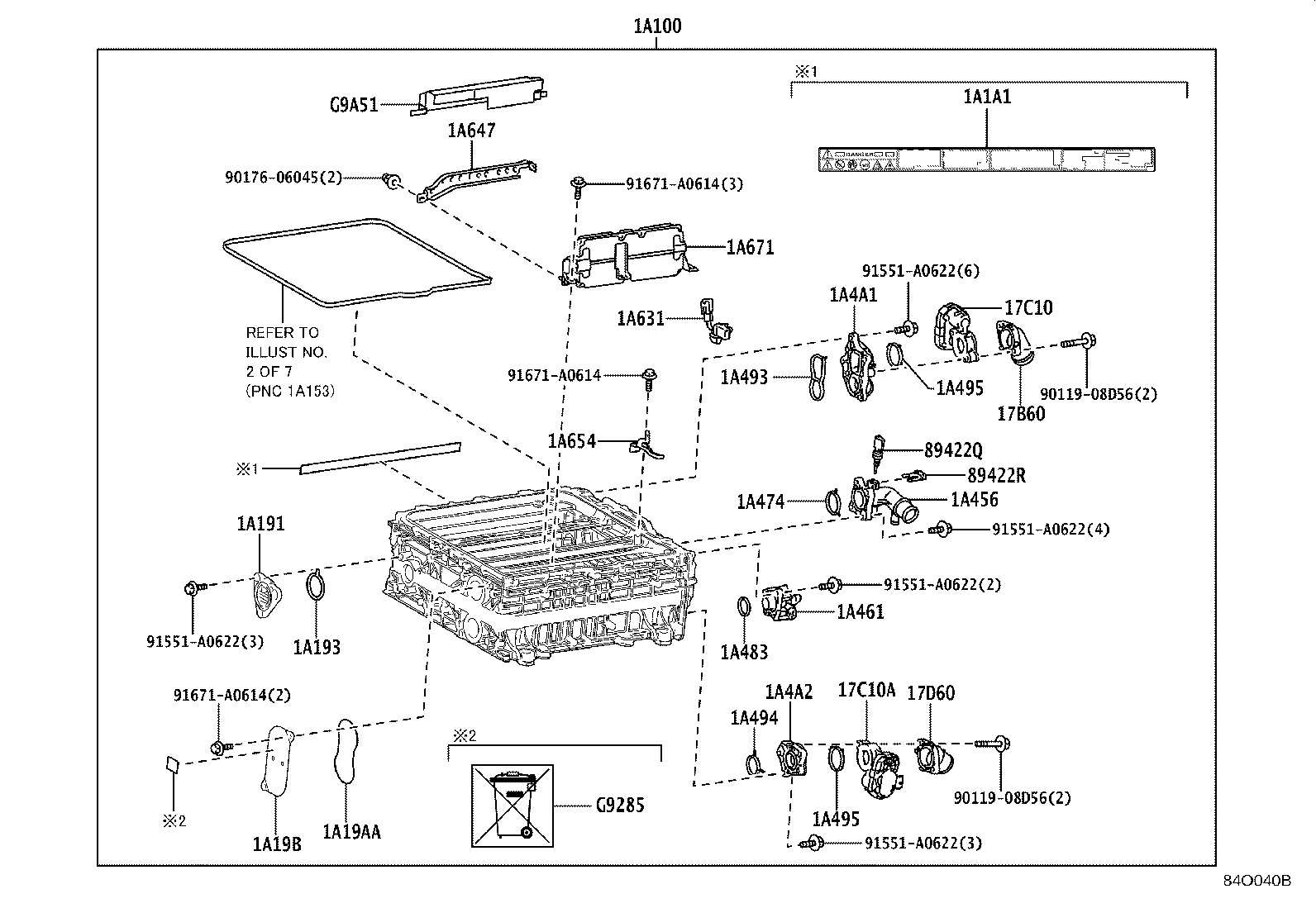 G9118-62011 Toyota Reference Part product image