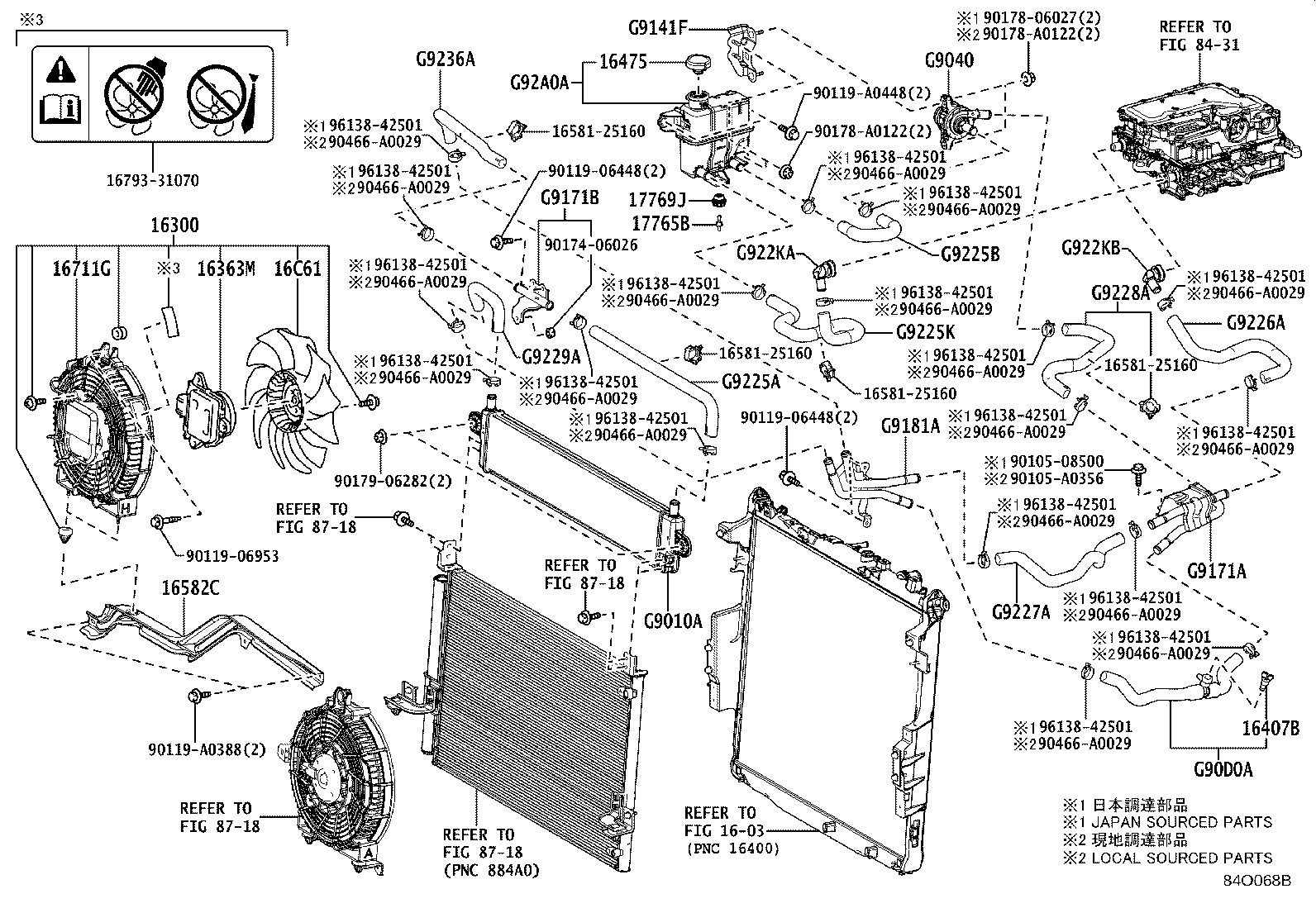 Toyota G9181-0C010 PIPE, INVERTER COOLING, NO.2