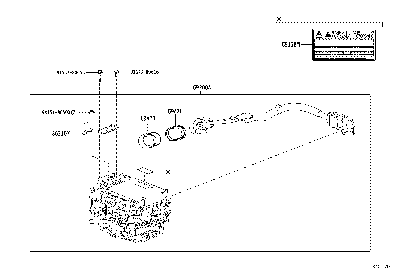G925B-11010 Toyota Reference Part product image