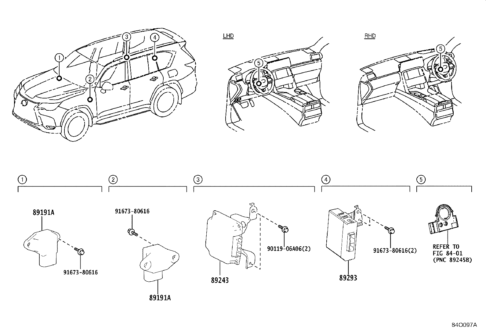 Toyota 89243-60040 COMPUTER, ABSORBER CONTROL