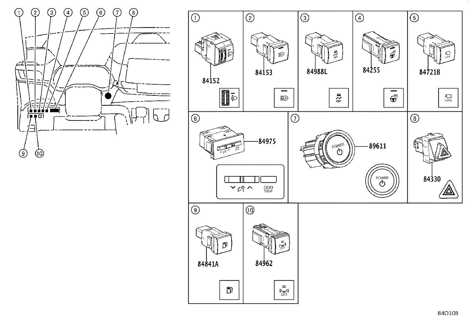 82666-08370 HOLDER, CONNECTOR product image