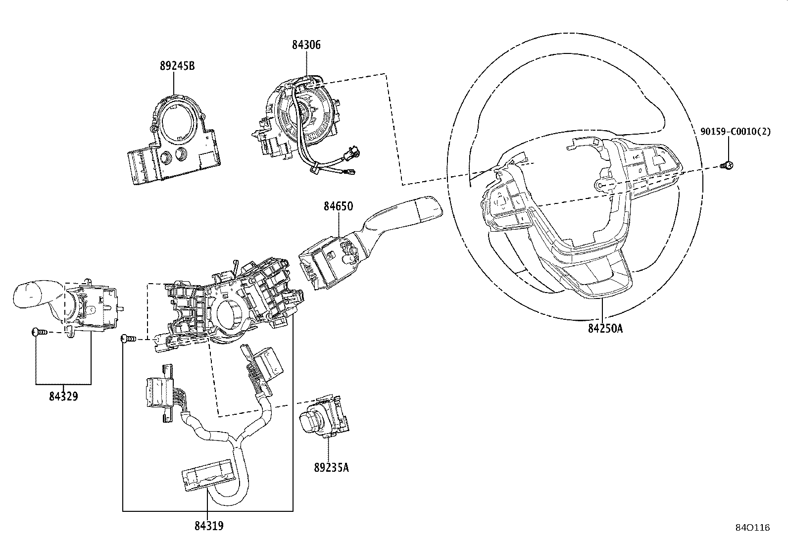82666-08370 HOLDER, CONNECTOR product image
