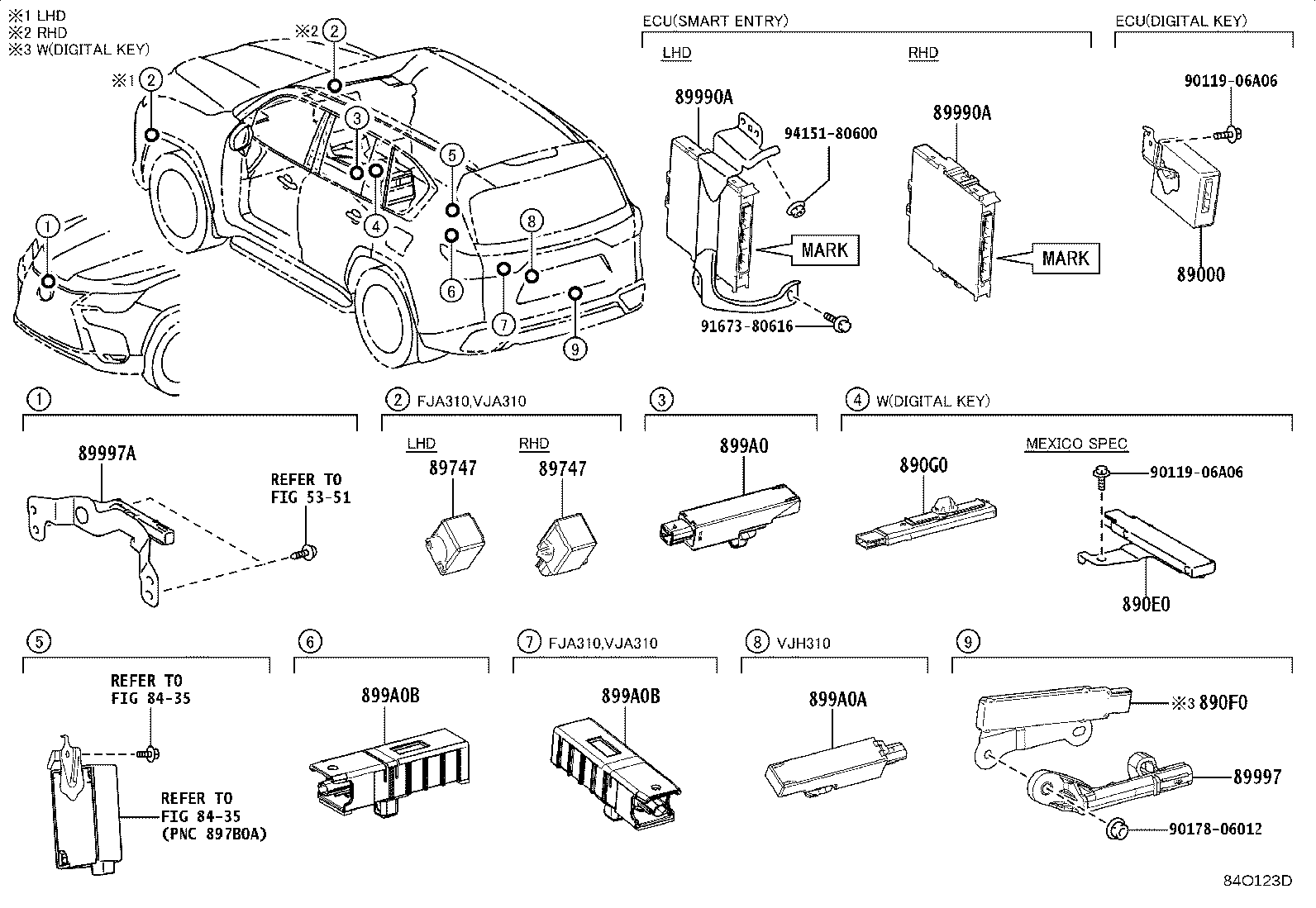 89990-60G10 COMPUTER ASSY, SMART KEY product image
