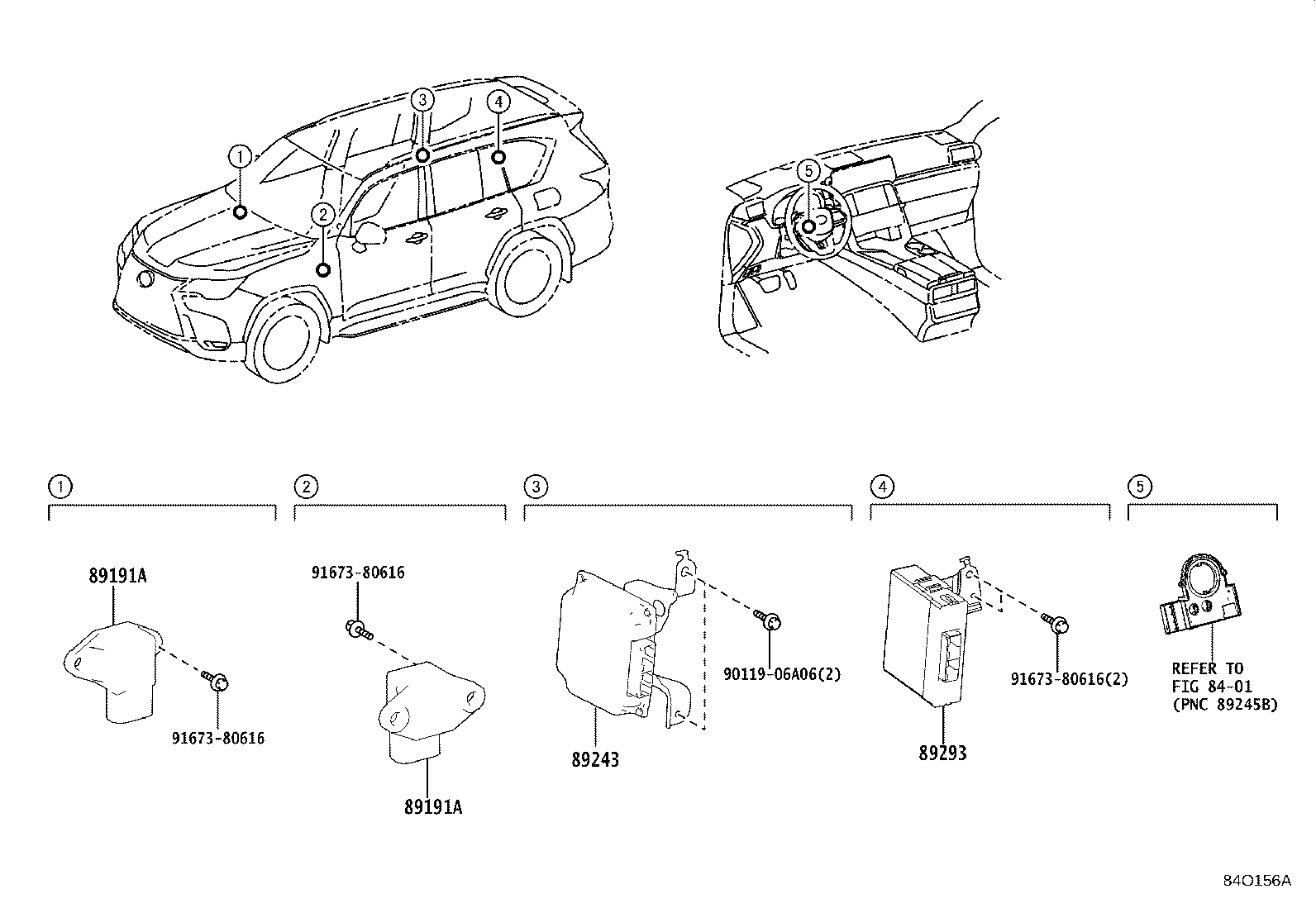 Toyota 89293-60200 COMPUTER, SUSPENSION CONTROL