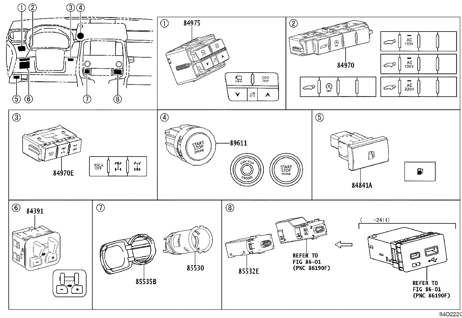 89710-60080 COMPUTER ASSY, POSITION CONTROL product image