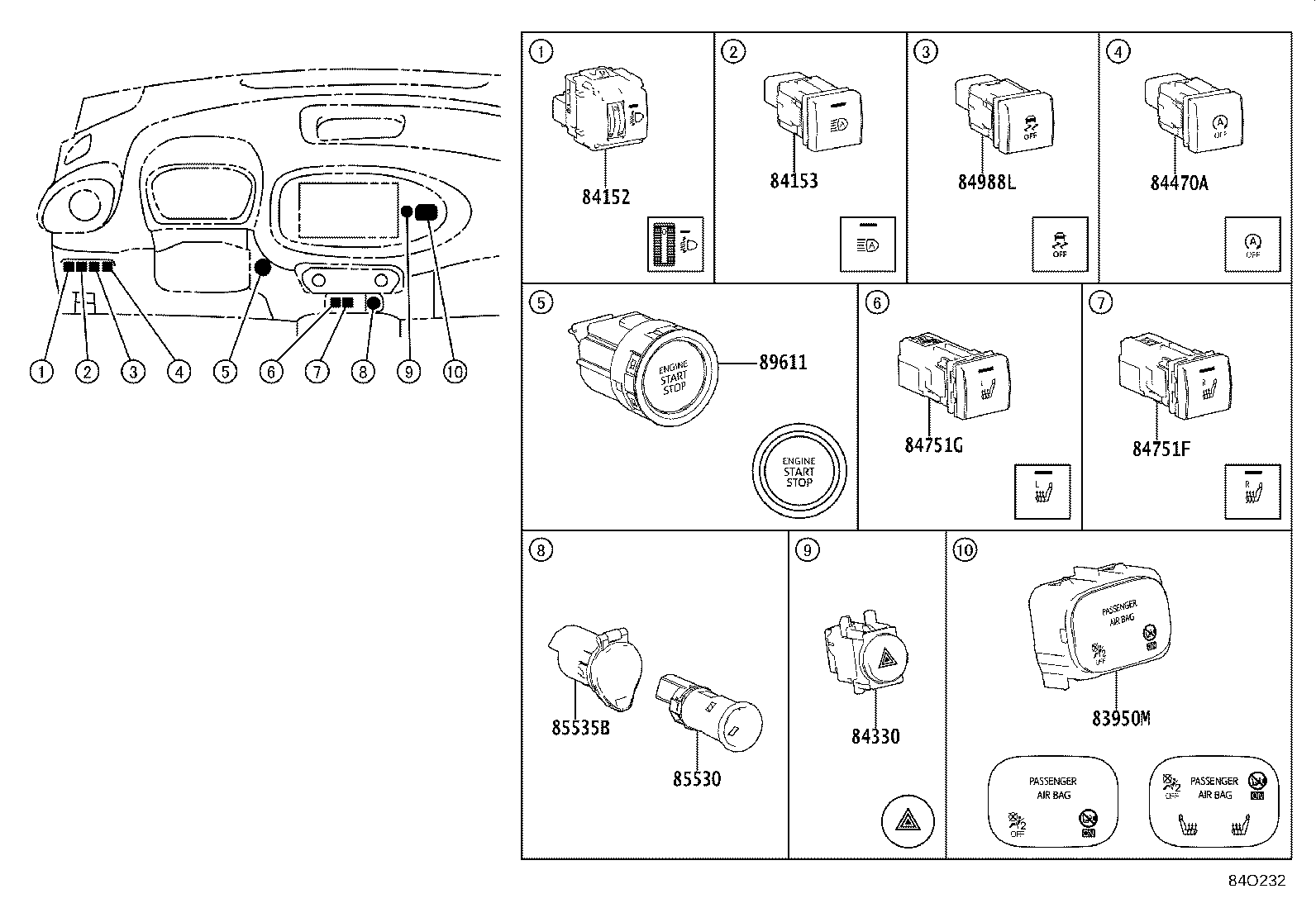 28850-K0010 SENSOR ASSY, BATTERY STATE product image