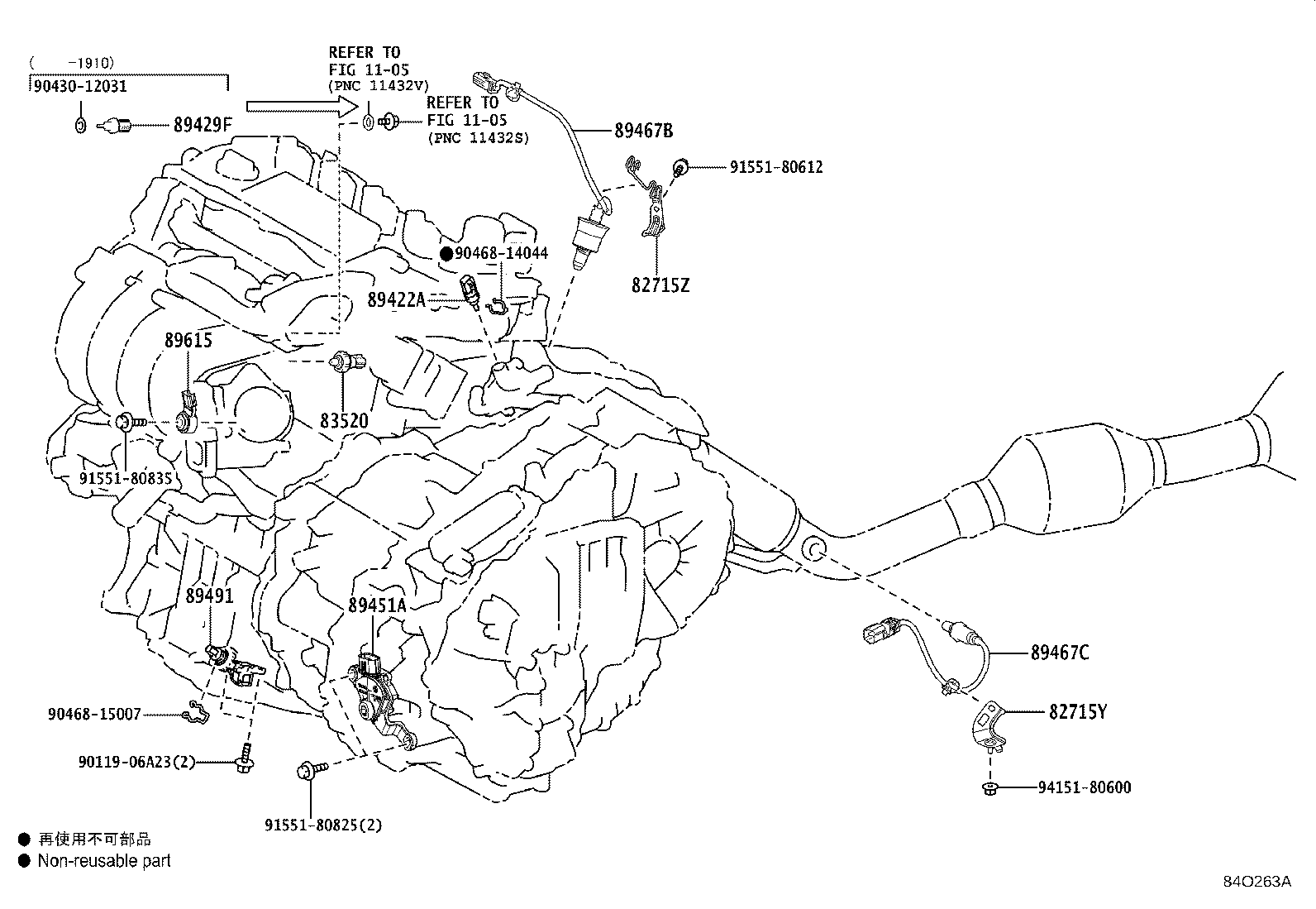 82715-33K10 BRACKET, WIRING HARNESS CLAMP product image
