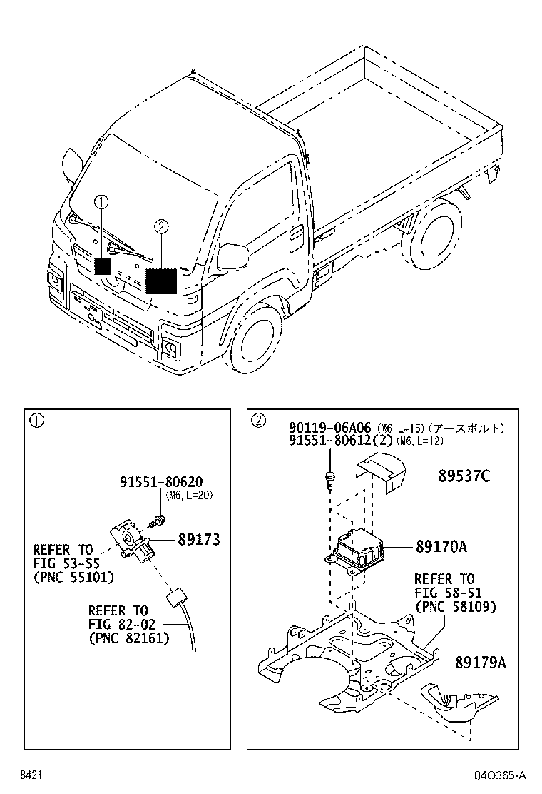 89170-B5100 COMPUTER ASSY, AIR BAG product image