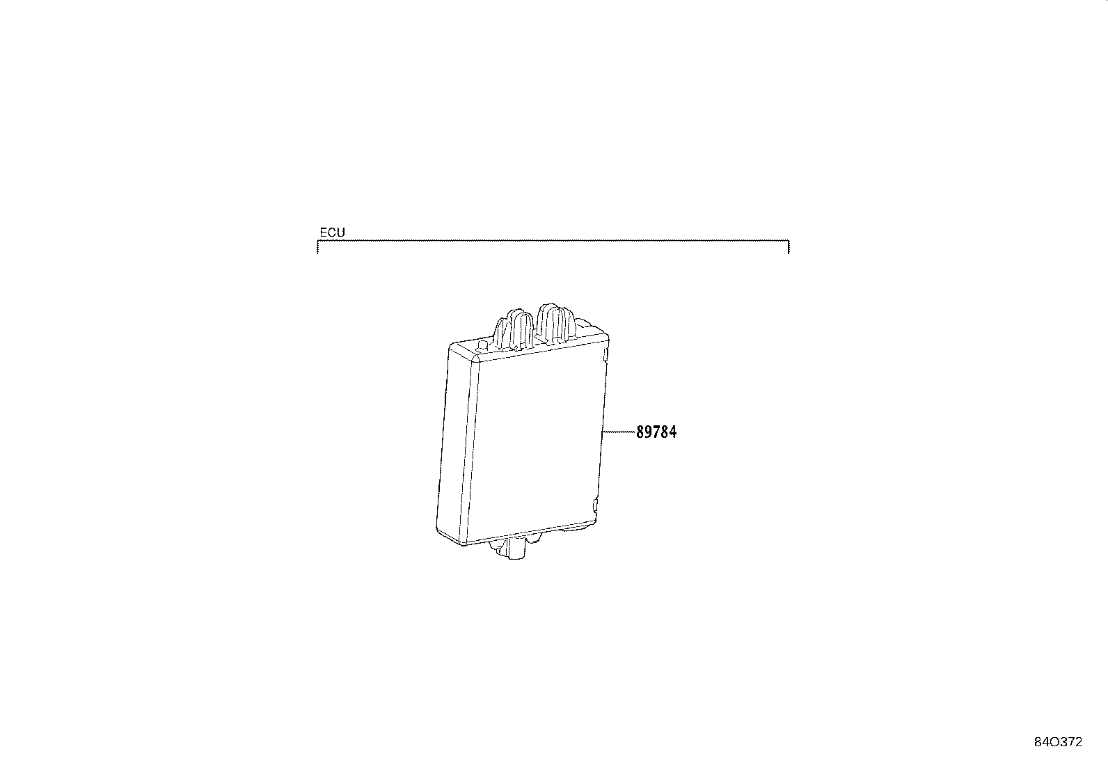 89784-08030 COMPUTER, IMMOBILIZER CODE product image