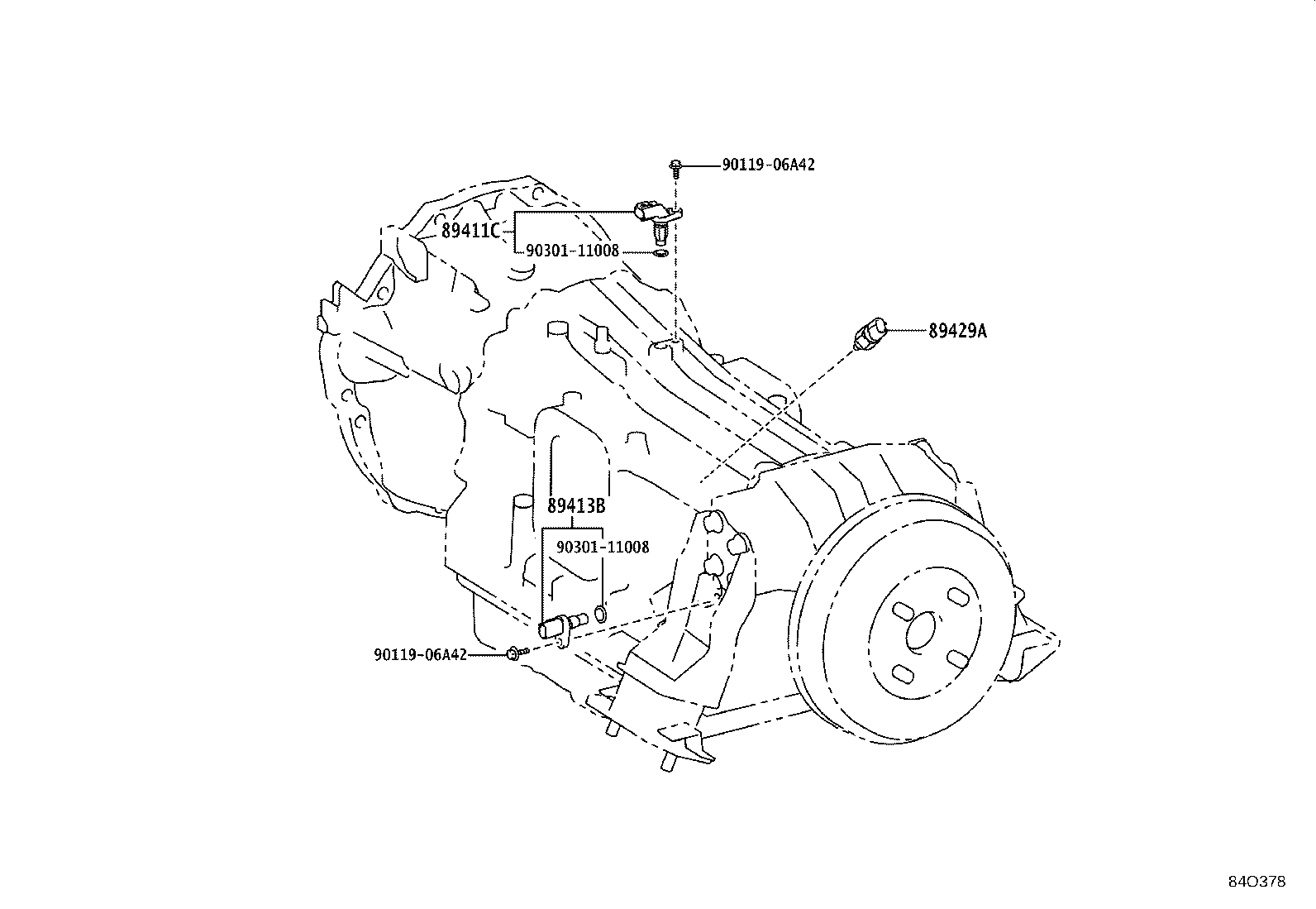 89411-36010 SENSOR, SPEED product image