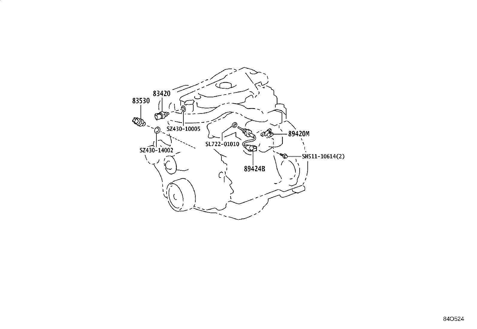 83320-80530 GAGE ASSY, FUEL SENDER product image