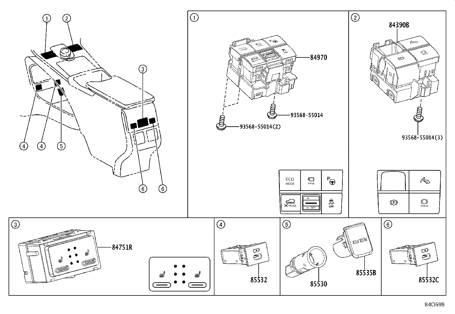 82620-42130 BLOCK ASSY, FUSIBLE LINK product image