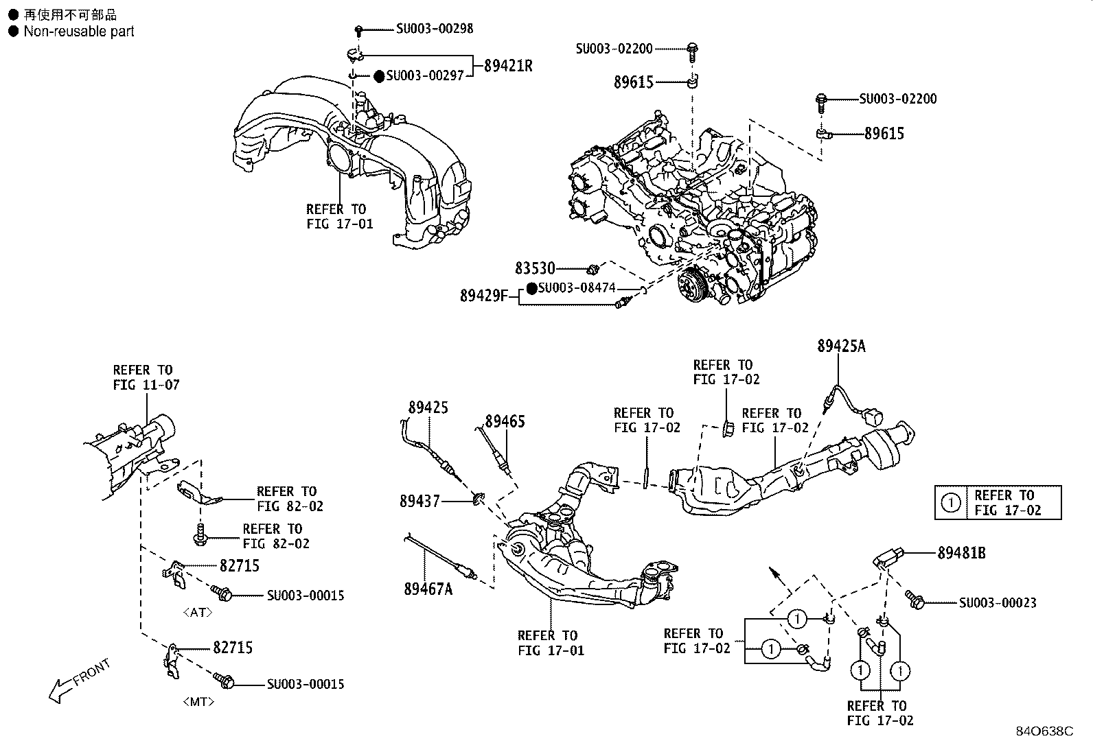 SU003-10554 BRACKET,WIRING HARNESS CLAMP product image