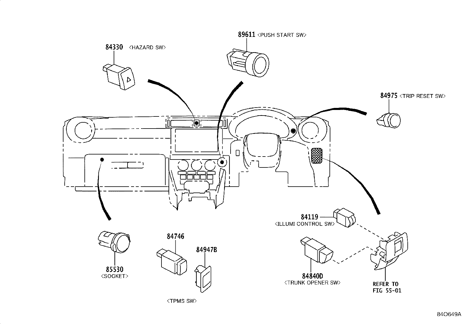 SU003-10554 BRACKET,WIRING HARNESS CLAMP product image