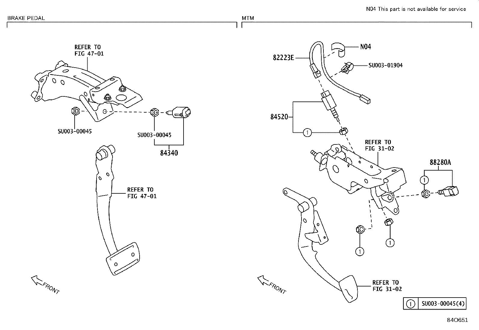 SU003-10554 BRACKET,WIRING HARNESS CLAMP product image