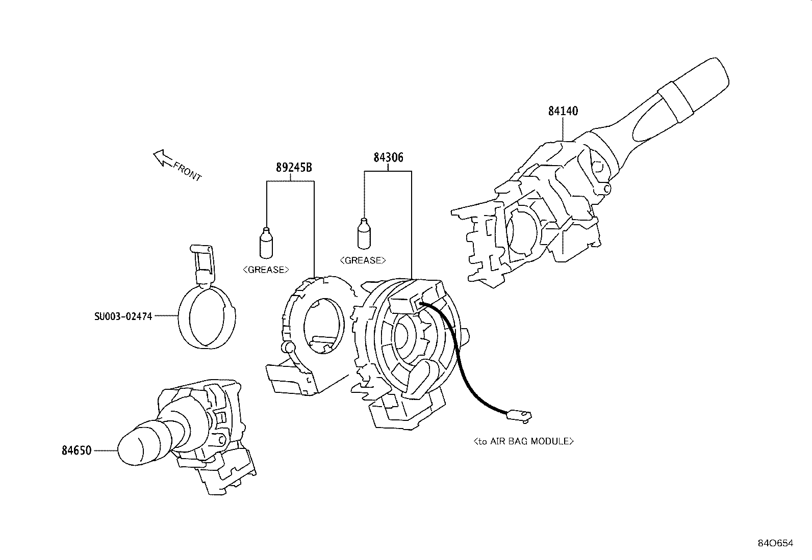 SU003-10554 BRACKET,WIRING HARNESS CLAMP product image