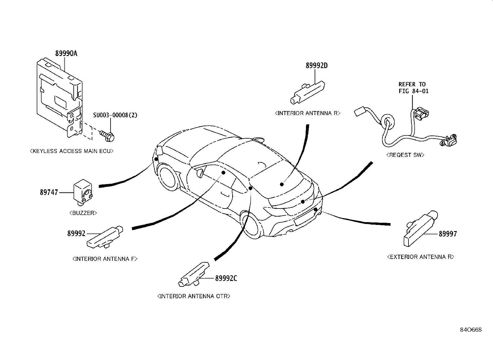 SU003-10309 COMPUTER ASSY, SMART KEY product image