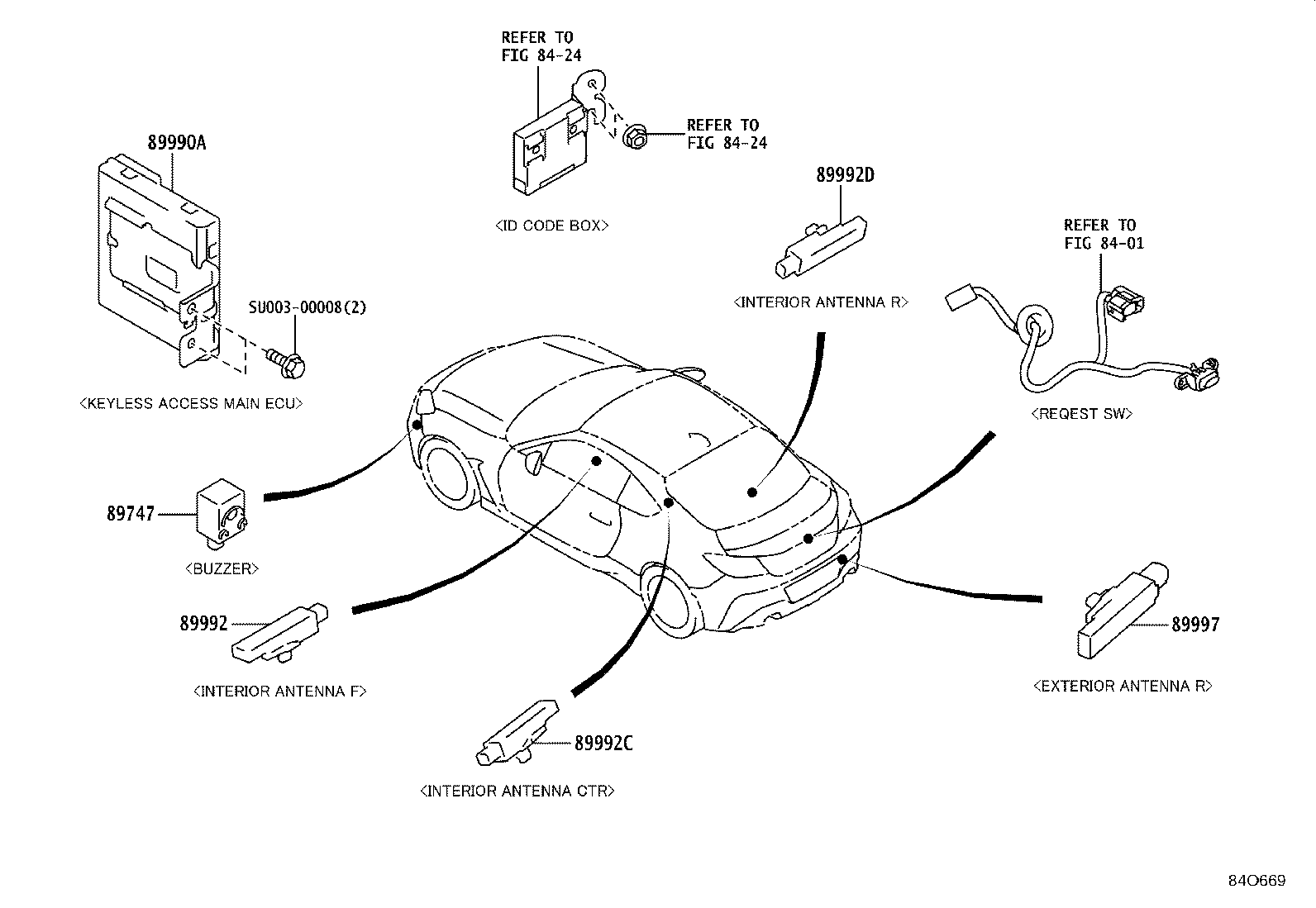 SU003-10309 COMPUTER ASSY, SMART KEY product image