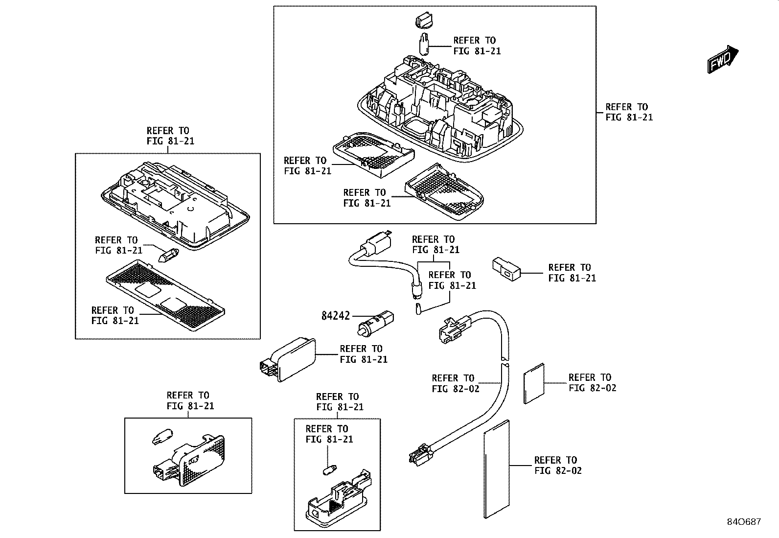 82611-WC021 COVER, RELAY BLOCK, UPPER, NO.1 product image