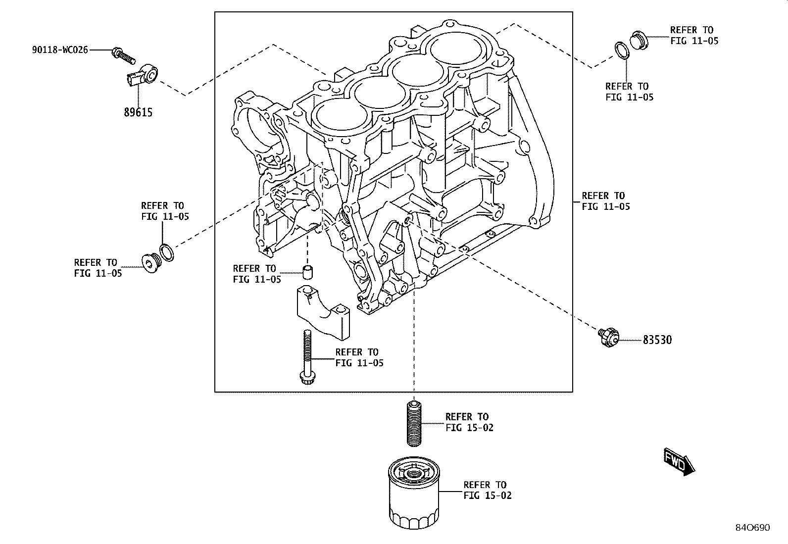 84140-WC024 SWITCH ASSY, HEADLAMP DIMMER product image