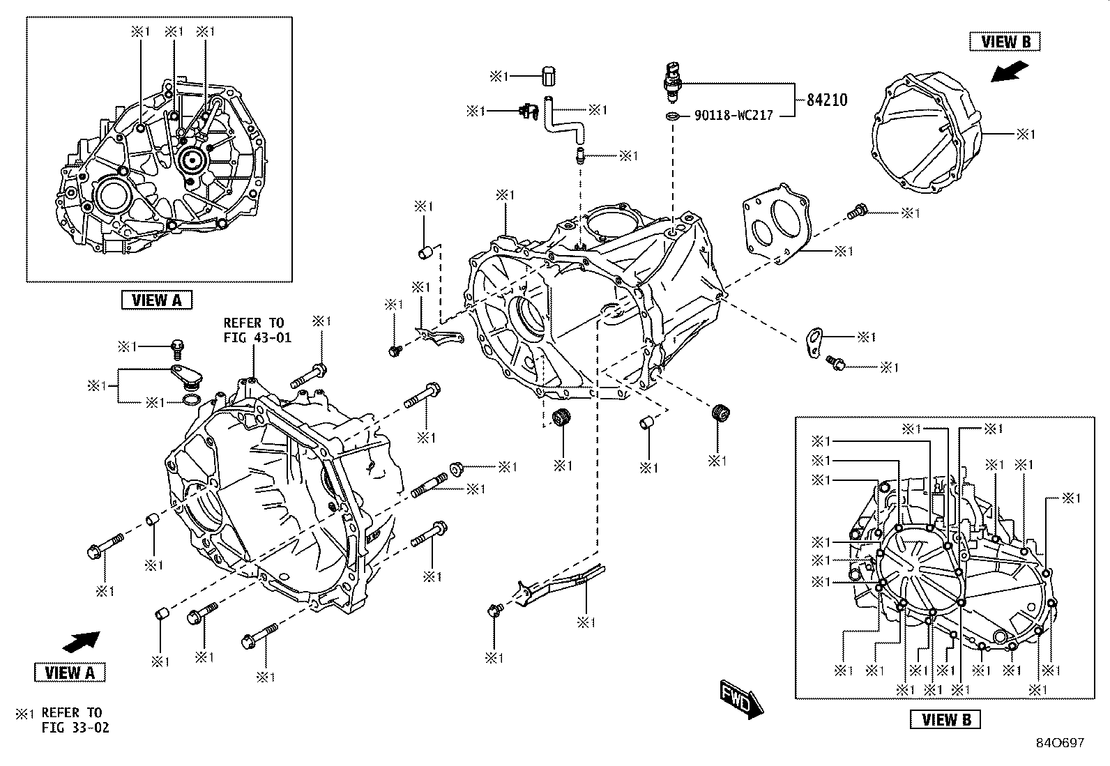 84140-WC024 SWITCH ASSY, HEADLAMP DIMMER product image