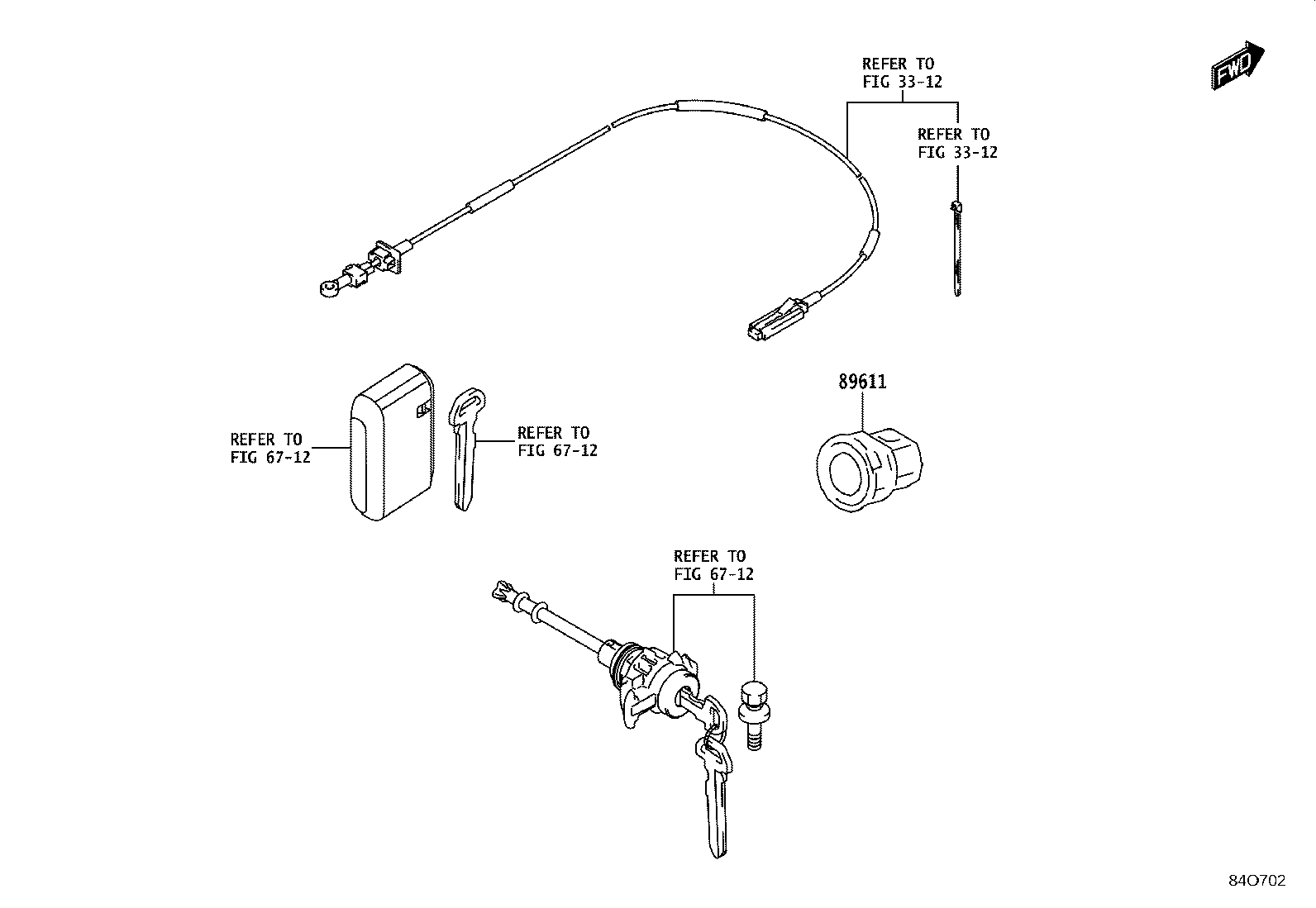 84140-WC024 SWITCH ASSY, HEADLAMP DIMMER product image