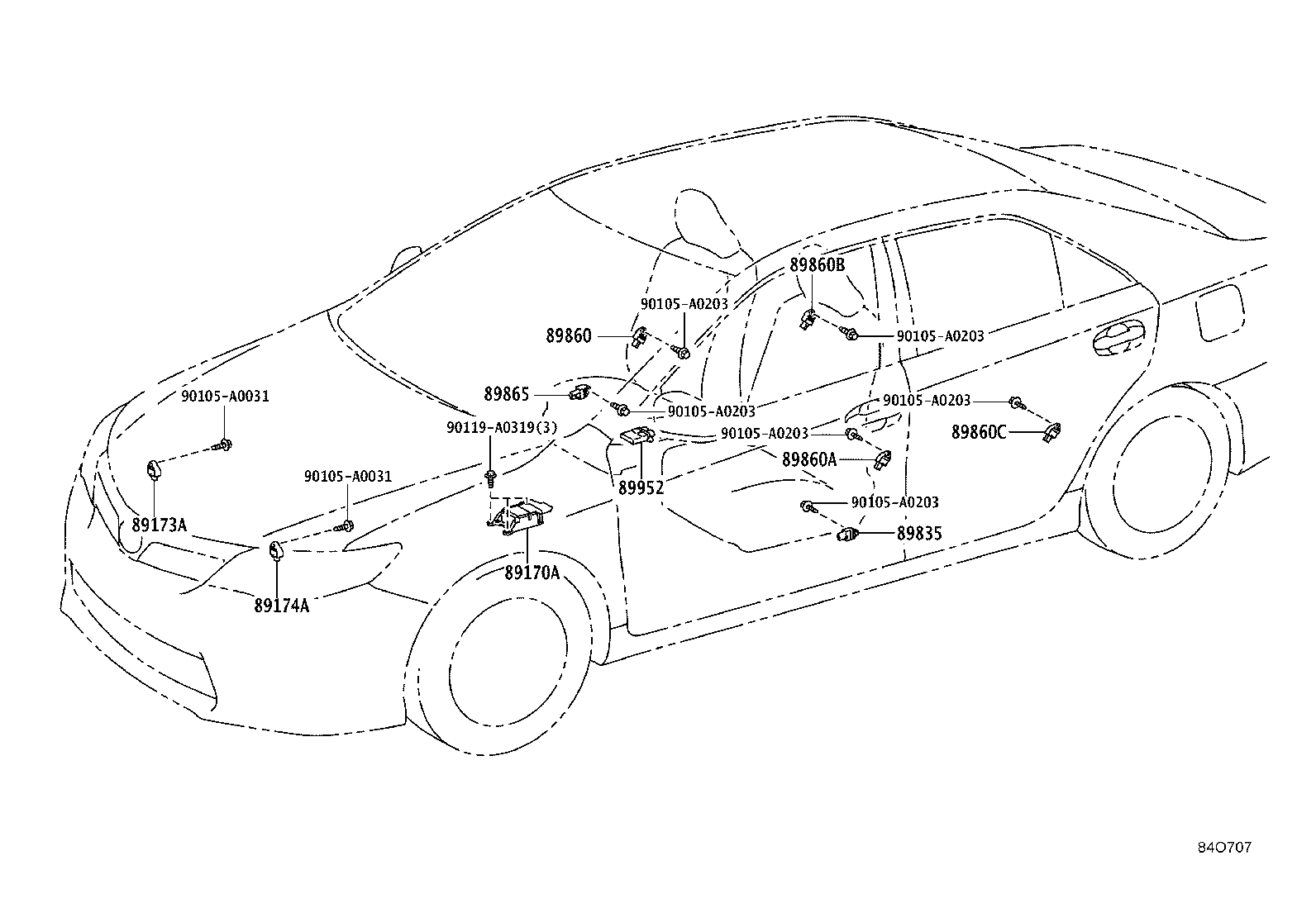 89952-06030 COMPUTER, OCCUPANT DETECTION product image