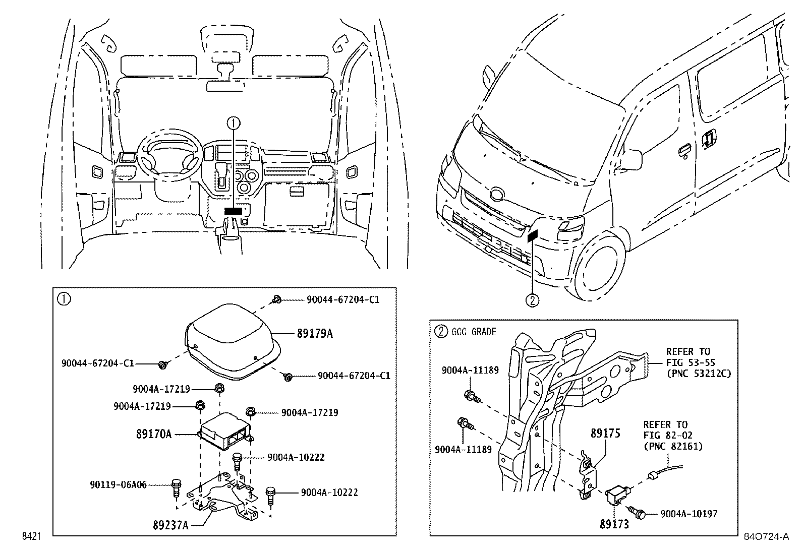 89170-BZ790 COMPUTER ASSY, AIR BAG product image