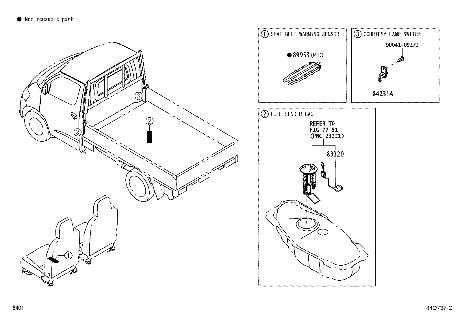 83301-BZ090 GAGE ASSY, FUEL SENDER product image