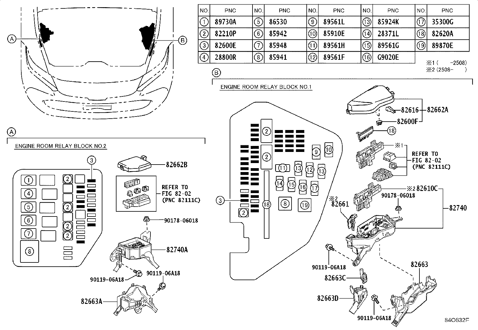 84332-30360 SWITCH ASSY, HAZARD WARNING SIGNAL product image