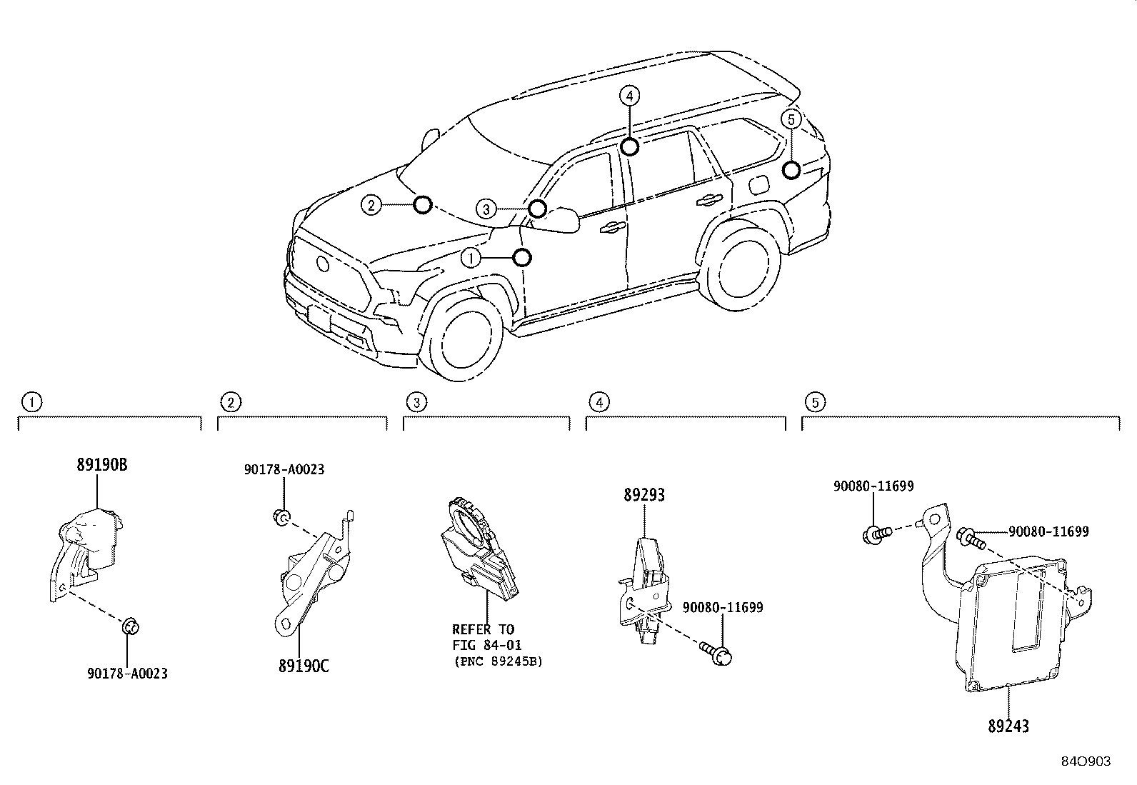 89293-34061 COMPUTER, SUSPENSION CONTROL product image
