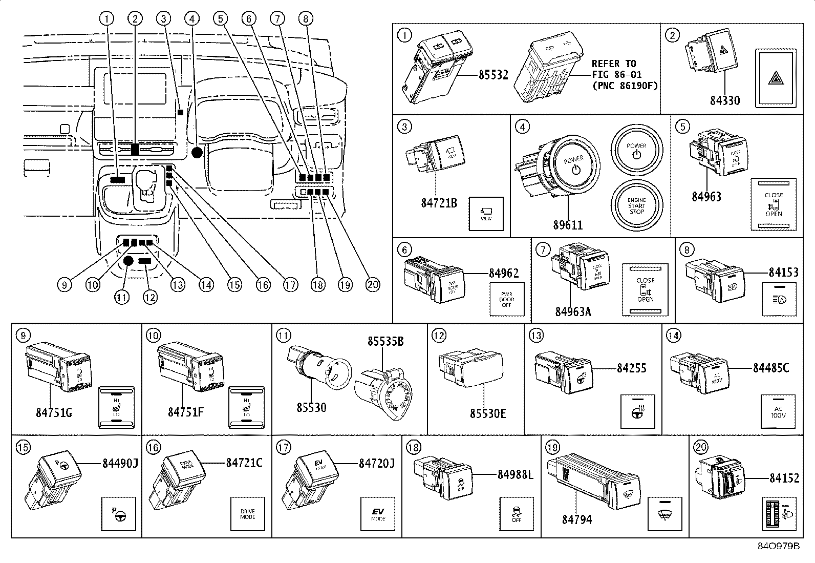 82610-52040 BLOCK ASSY, FUSE product image