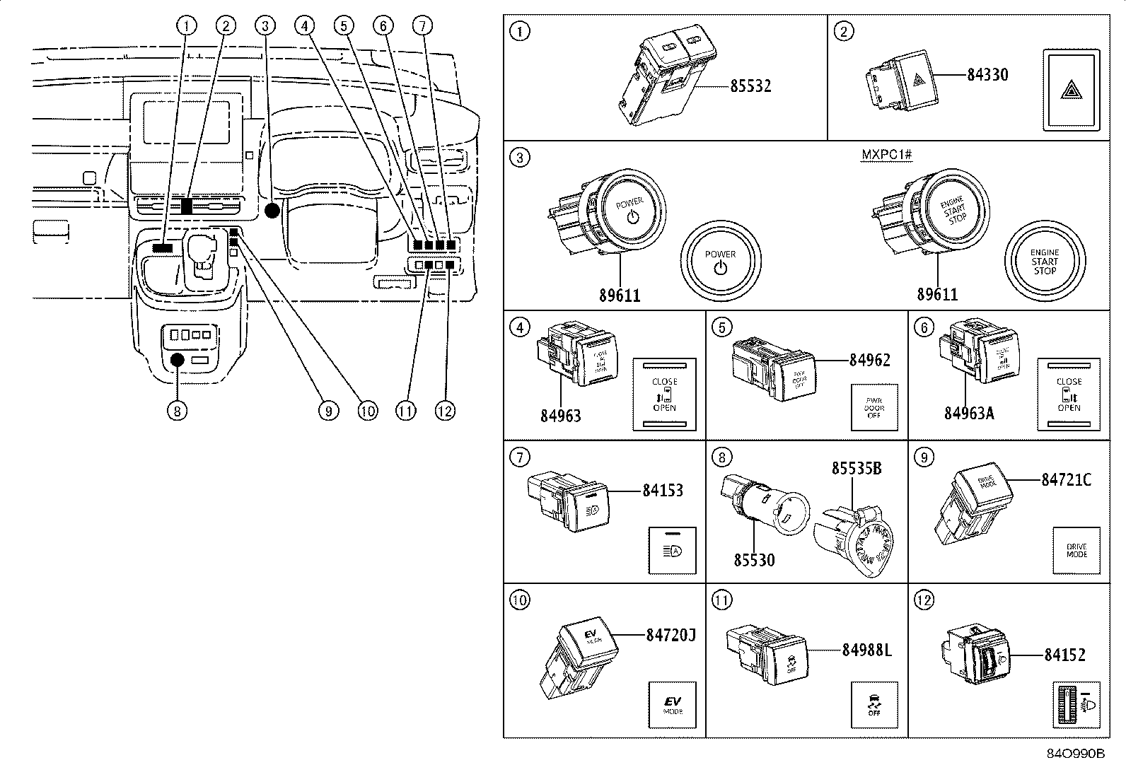 82666-52290 HOLDER, CONNECTOR product image