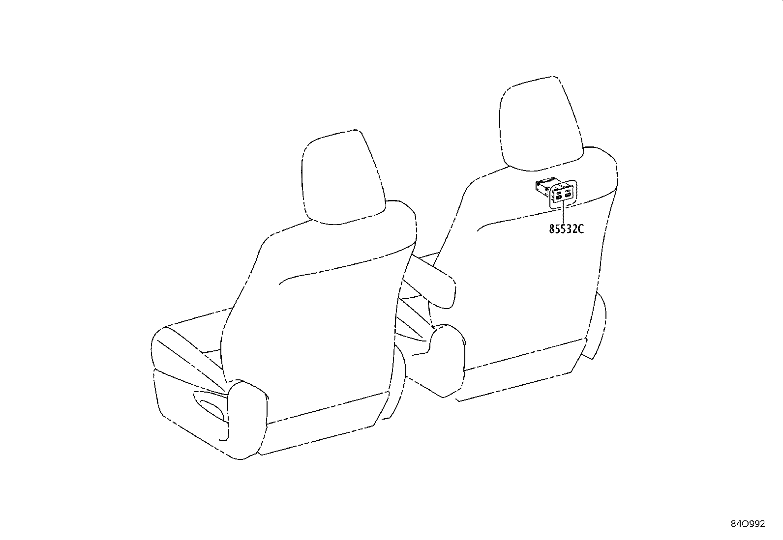 82666-52290 HOLDER, CONNECTOR product image