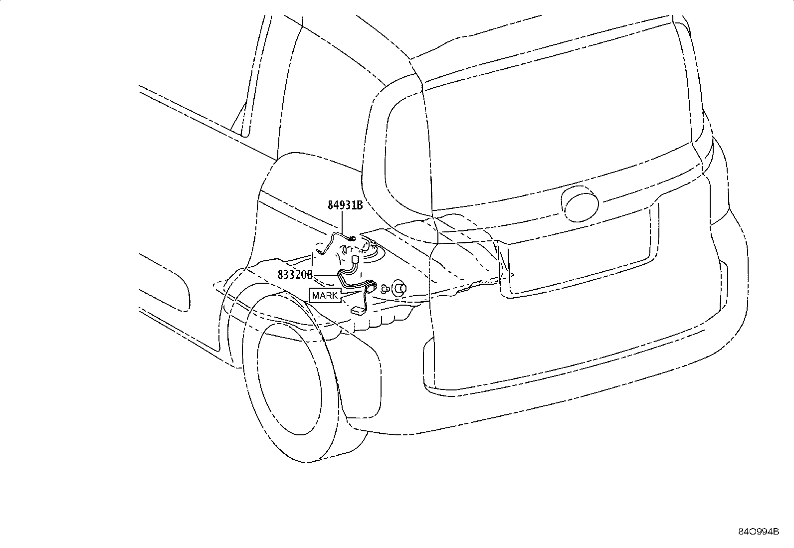 82666-52290 HOLDER, CONNECTOR product image