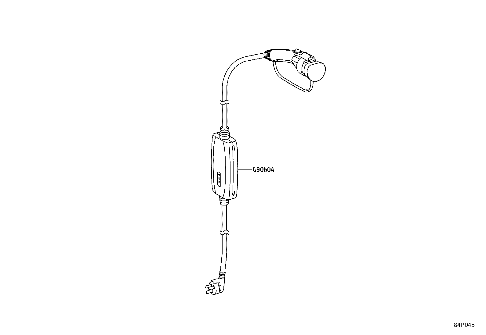 77035-0R110 CABLE SUB-ASSY, CHARGE LID LOCK CONTROL product image