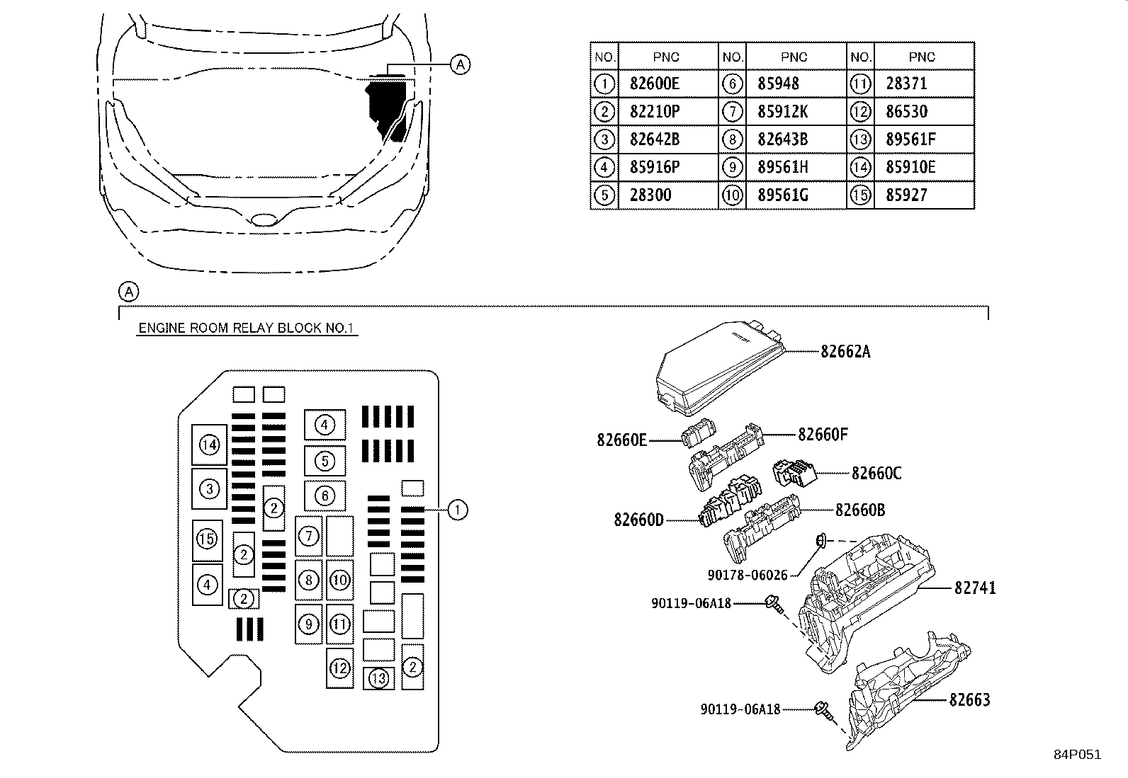 28859-24040 HOLDER, BATTERY CURRENT SENSOR product image