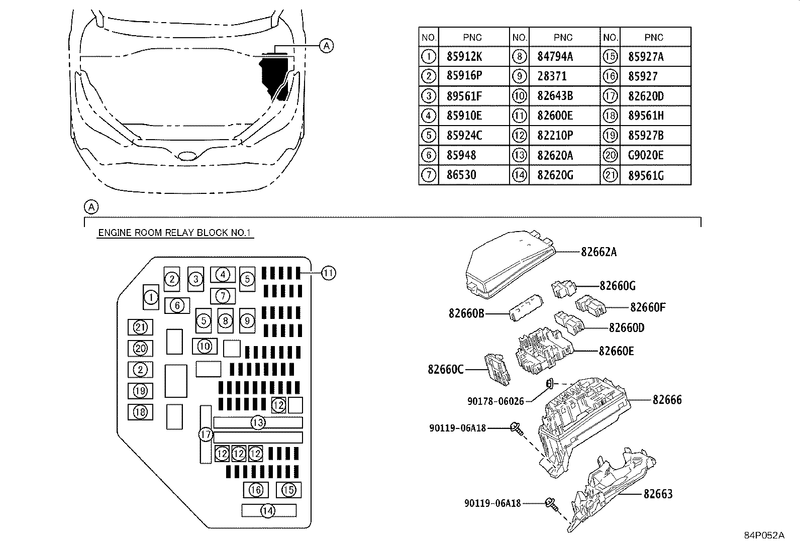 28859-24040 HOLDER, BATTERY CURRENT SENSOR product image