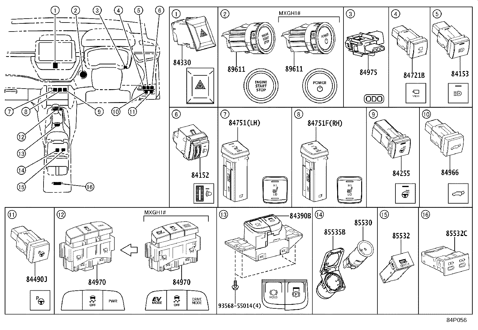 28859-24040 HOLDER, BATTERY CURRENT SENSOR product image