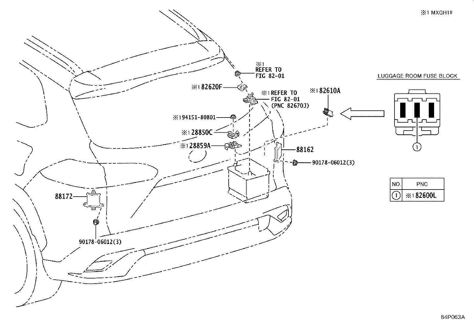 28859-24040 HOLDER, BATTERY CURRENT SENSOR product image