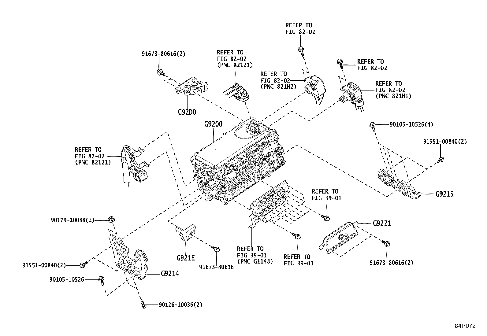G92A0-76110 INVERTER ASSY, HYBRID MOTOR CONTROL product image