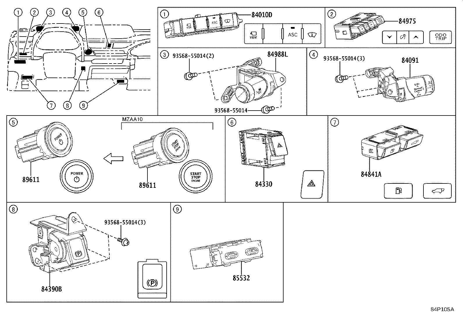 28911-24020 Toyota Reference Part product image