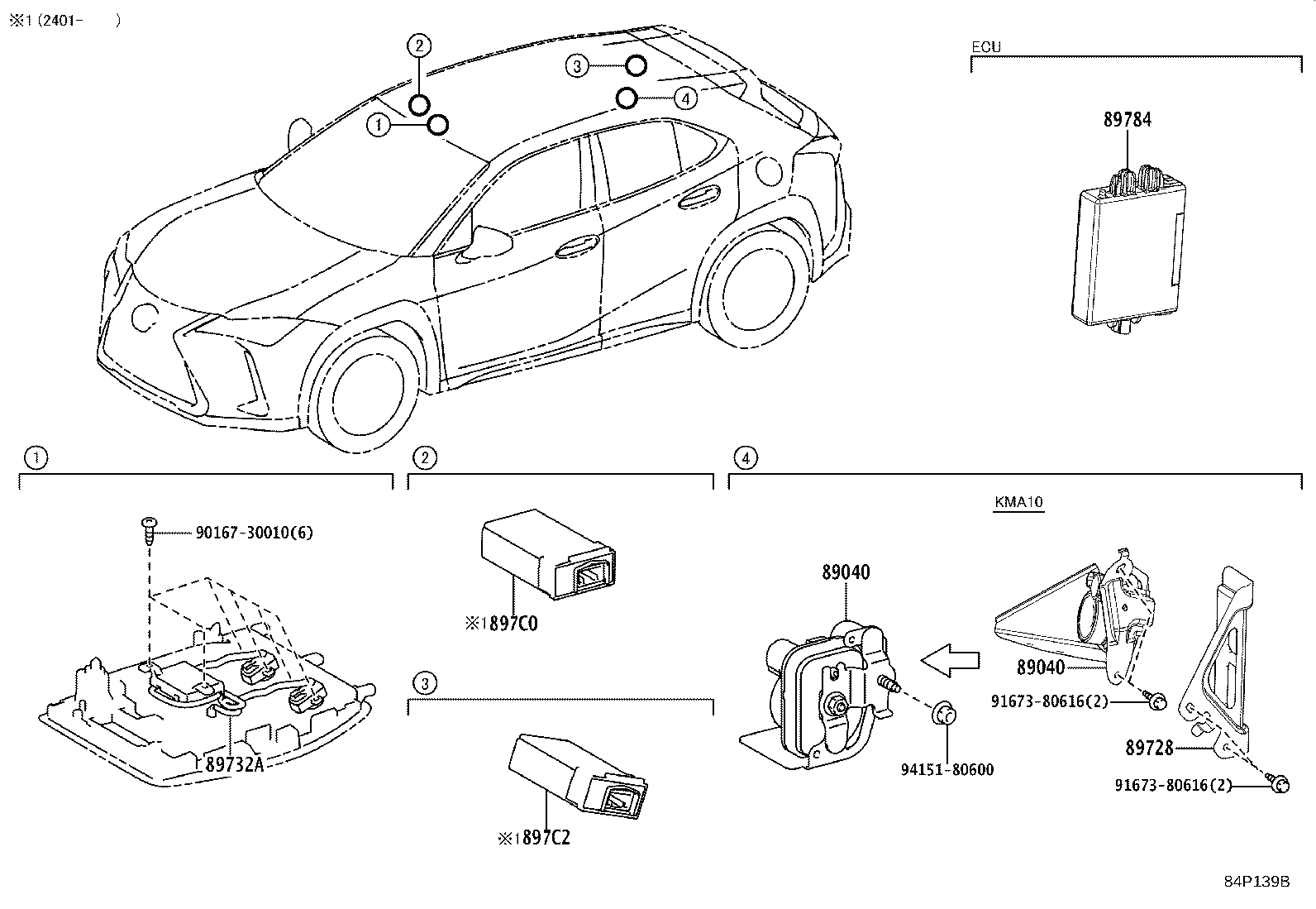 89040-76040 SIREN ASSY, THEFT WARNING product image